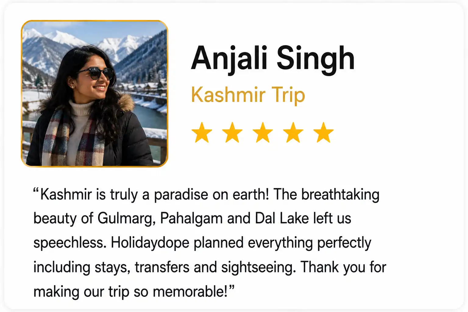 Kashmir Review